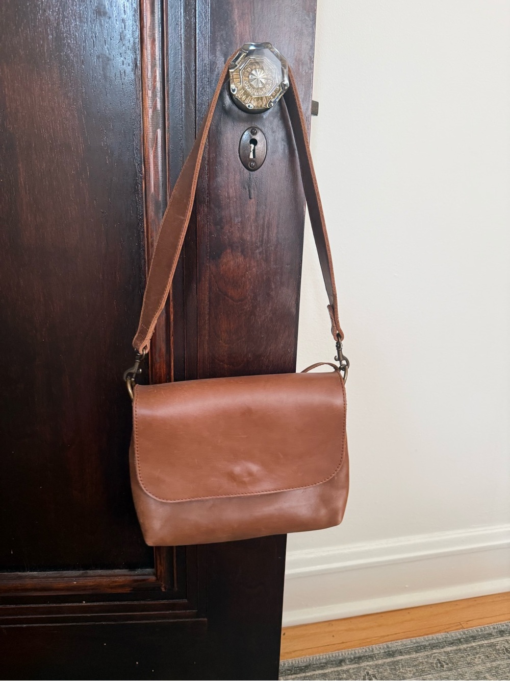 Able Leather Shoulder/Crossbody Bag